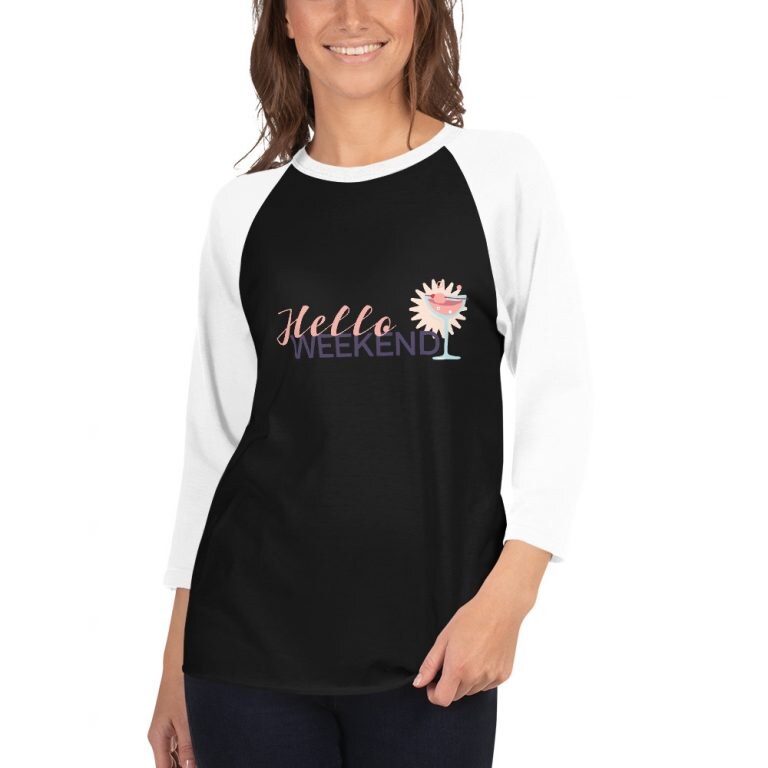 Unisex 3/4-Sleeve Raglan Shirt