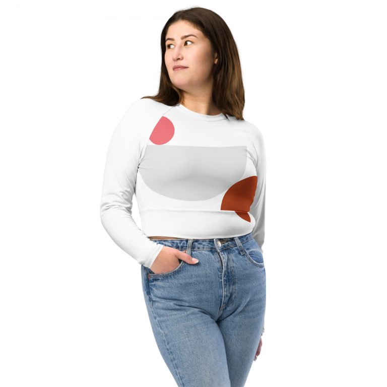 Women's Long Sleeve Crop Top