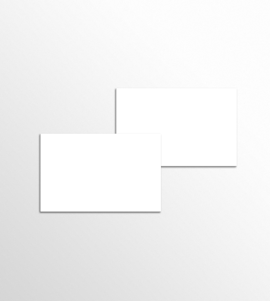 Folded Tent Business Cards
